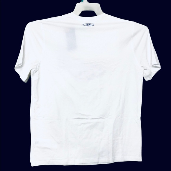 NWT Under Armour Baseline Basketball Tee White - Picture 5 of 9